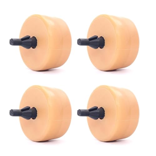 4 Stop Buffer Spring Leaf Spring Stop Buffer Spring Stop Spring Travel Limiter Stop Rubber Buffer for Rear Leaf Spring for Caddy 2K Caddy 3 2004-2015, 2K0511155A