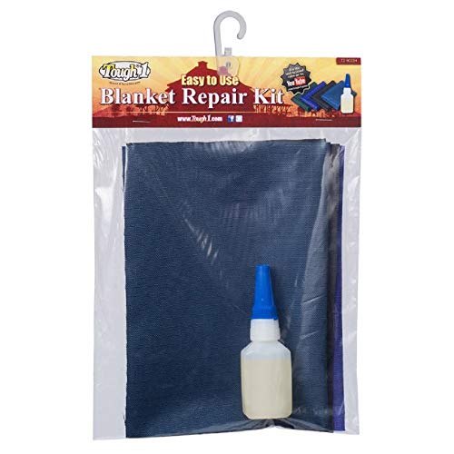 JTI Tough 1 Easy to Use Set of 4 Winter Summer Blanket Sheet Fabric Patch Repair Kit