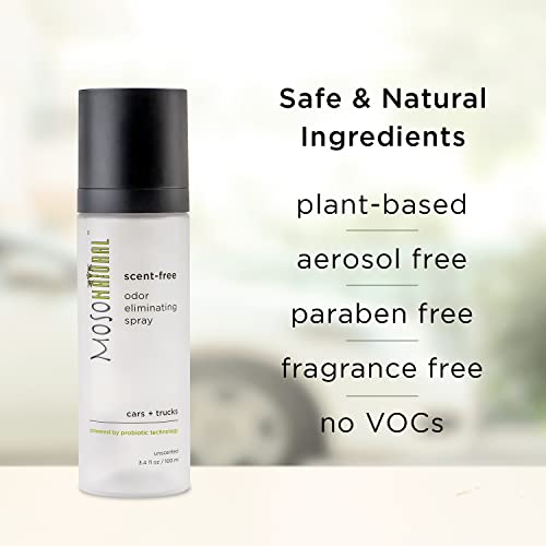 Image of Moso Natural Scent-Free Odor Elimination Clean Car Set (1) Scent-Free Car Air Freshener Spray & (1) Moso Bamboo Charcoal Air Purifying Bag