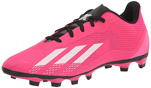 Jornada 17 Liga Nacional Juvenil Galicia Grupo 1 Temporada 2023-2024 2 adidas Unisex X SPEEDPORTAL.4 Flexible Ground Soccer Shoe, Team Shock Pink/White/Black, 5 US Men