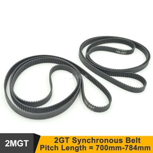 Courroie de synchronisation 752mm boucle fermée 2GT 9mm pour moteurs pas à pas - 3