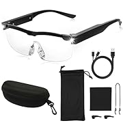 Увеличителни очила със светлина от USB,...