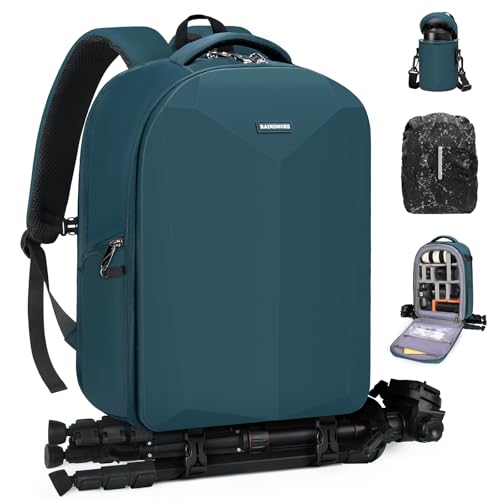 RAINSMORE Camera Backpack Hard Shell for DSLR/SLR Waterproof Camera Bag