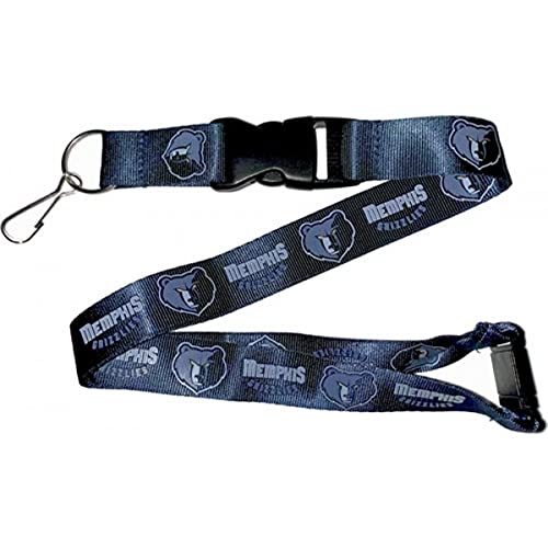 Lanyard NBA Memphis Grizzlies bleu aminco pour clés et badge