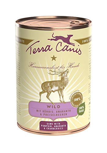 Terra Canis Wild mit Kürbis, Preiselbeeren und Vollkornnudeln, 12er Pack (12 x 400 g)