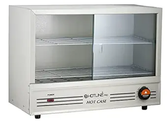 Hotline Pro Electric Hot Case Sliding Door/Patties Warmer/Food Warmer Oven Outer Door Glass(White)