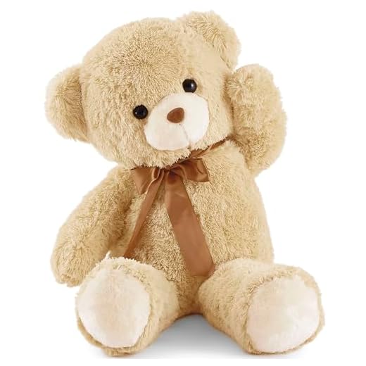 YunNasi Orsacchiotto Gigante Orso di Peluche Giganti XXL,Regalo per Compleanno Natale e San Valentino (Marrone chiaro)
