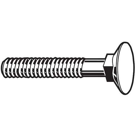 Plow Bolt,Plain,5/8-11x4-1/2,Gr 8-6 Pack