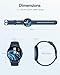 AGPTEK Smartwatch, LW11 Reloj Inteligente 1.3 Pulgadas Táctil Completa IP68, Pulsera de...