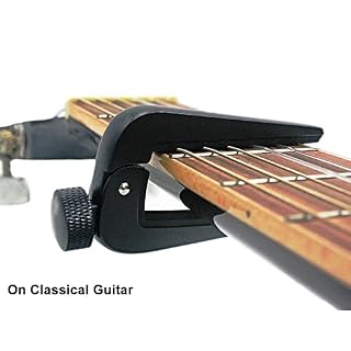 Accueil Instrument de musique Guitare Capodastre Universel Large Réglable Guitare Capodastre Fit Pour 6/12 Cordes… – Image 7