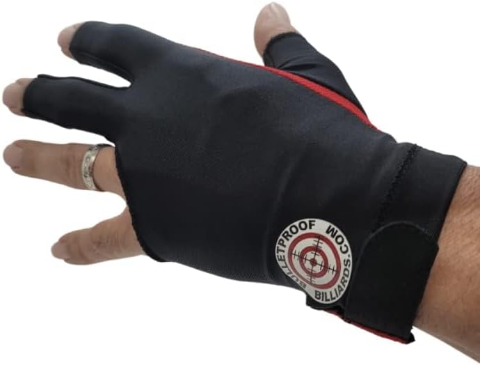 Miniatura 7 de Bulletproof - Guante de billar para billar, accesorio deportivo definitivo, equipo de mano izquierda para juegos y entrenamiento, ajuste cómodo para