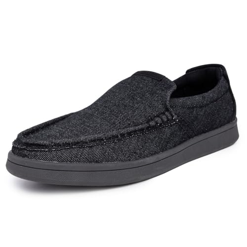 Image of Nautica Men's Slip-On Loafers Casual Moc Toe Sneakers Boat Shoes Slipper for Men - Lightweight & Comfortable - Derwin