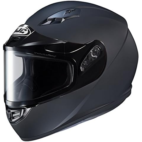 HJC Helmets CS-R3 Solid Snow Helmet with Electric Shield (Matte Black, Medium) XF-10 Cover