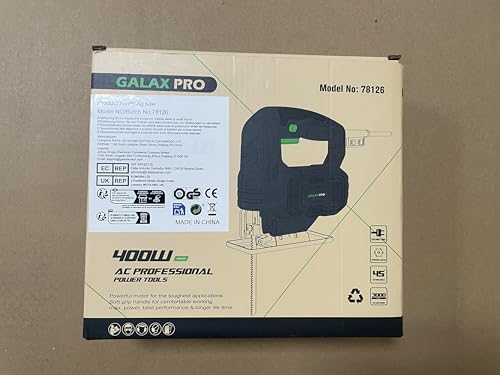 GALAX PRO 400W Variable Speed Jigsaw, 3000 SPM,±45° Bevel Cutting, Lock-on Button, Includes Blades for Wood and Metal 12 GALAX PRO 400W Variable Speed Jigsaw, 3000 SPM,±45° Bevel Cutting, Lock-on Button, Includes Blades for Wood and Metal - Image 12