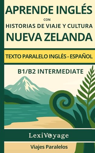 Viajes paralelos: Nueva Zelanda: inglés  español texto paralelo · B1/B2 intermedio · aprende inglés con historias de viaje y cultura (Textos paralelos ... inlgés con historias de viaje y cultura)