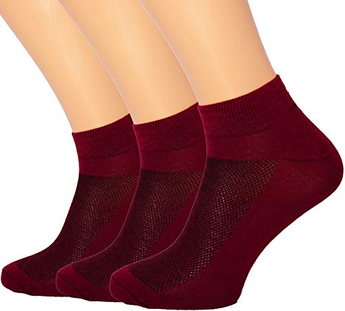 Image of RONDO 3 Pack Thin Ankle Socks - Unisex Ultra Thin Breathable Athletic Socks - Low Cut Running Ankle Socks - Thin Cotton Socks