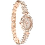 Tofficu Orologio da Polso di Raffinato Donna Quadrante Creativo in Metallo Decorativo, Cinturino Confortevole e Adatto a Molte Occasioni