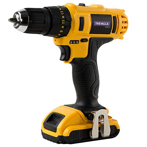 Furadeira Parafusadeira À Bateria 12V Lítio Trevalla C/Maleta + Acessórios