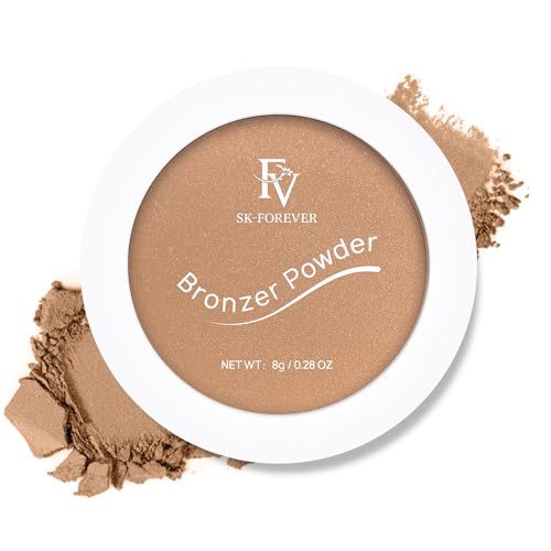 FV Bronzer Powder, Long Lasting Waterproof Silky Bronzing Powder, Sunkissed Glow Makeup Finish