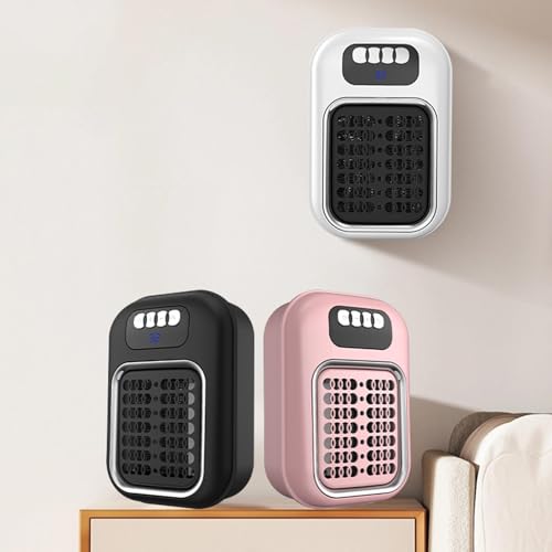 Wall Outlet Space Heater Adjustable Mini Space Heater for Indoor Office Home Black|Home & Garden | Home Improvement | Heating Cooling & Air | Space Heaters 2 41kXkqHzs3L