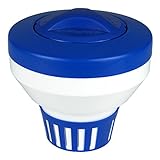 Poolmaster 32155 Floating Swimming Pool Chlorine and Bromine Dispenser, Large, Blue