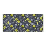 Bordo in pizzo Coperture per lavatrice e asciugatrice con borsa laterale riutilizzabile Copertura antipolvere per lavatrice Nordic Frog Water Lily Grigio Verde per lavanderia Cucina 130 x 55,9 cm