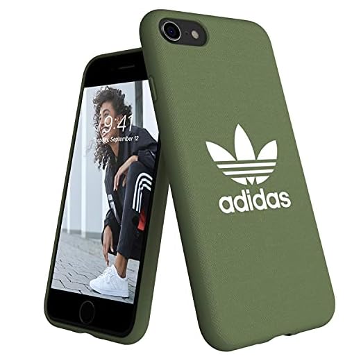 adidas Originals Adicolor Coque moulée pour iPhone 8/7 / 6S / 6 Vert Clair
