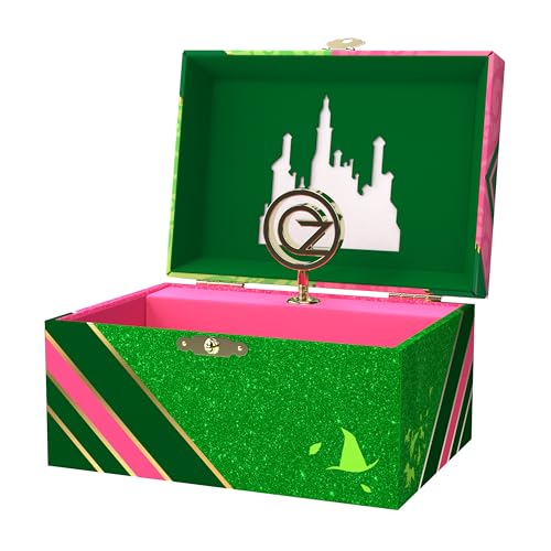 Image of Mini Treasures Wicked Jewelry Box for Girls - Musical Jewelry Box with Spinning Figurine, Wicked Toys for Kids Ages 3-5 - 6 x 4.7 x 3.5 in