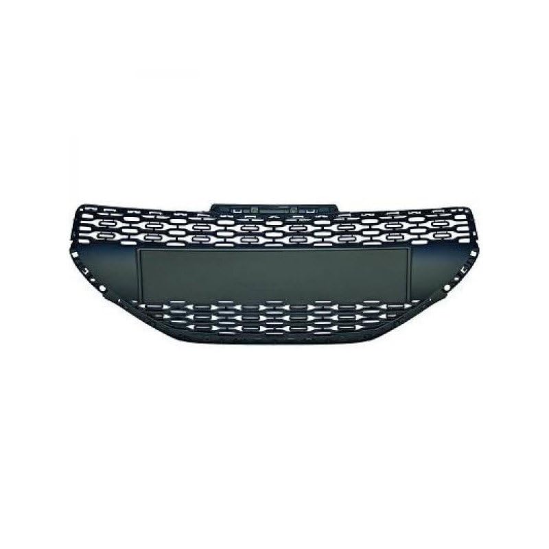 Grille de pare-choc avant Peugeot 208 centrale noire plastique ABS antichoc