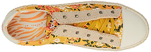 Baskets basses Desigual Baskets en toile ref 52742 Yellow - vue 7