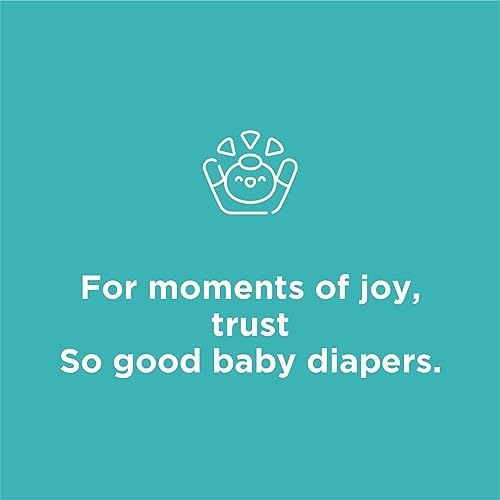 Image of High Absorption Sooo Good Baby Diaper Pant, M Size (7-12 kg), 8 Pant - (Pack of 24)