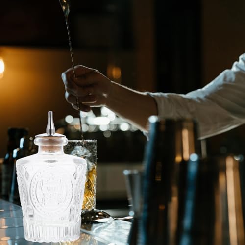 Bouteilles à bitters verre flacons rétro cocktail accessoires de barman