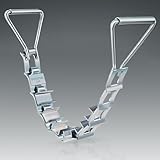 33" Steel Pipe Descaler –For DS12 Zinc-Plated Steel Scale Remover for 3" to 12" Pipes,With Welded Scrapers, Removes Scale/Rust – 2" Clearance Needed, Ideal for Plumbing, Sewer & Industrial Maintenance