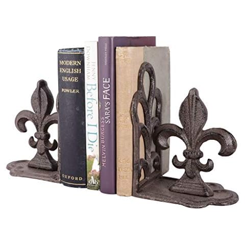 Set of 2 Deluxe Cast Iron Bookends Cover