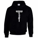 Men's Life Behind Bars MTB Mountain Down Hill Off Road Biking Hoodie Black XL