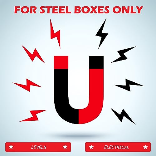 Image of Tenare Magnetic Tool Box Labels, 66 Pcs Toolbox Drawer Labels for Steel Chests, 4.5 x 0.75 Inch Organizer Magnets for Cabinets and Garage Storage(Red)