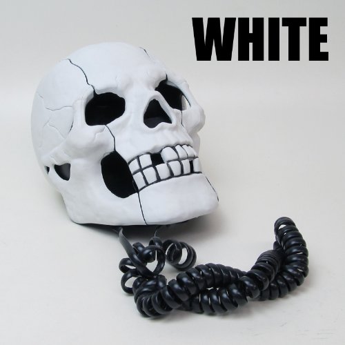 Téléphone tête de mort FJK blanc une idée cadeau originale pour fan de culture japonaise