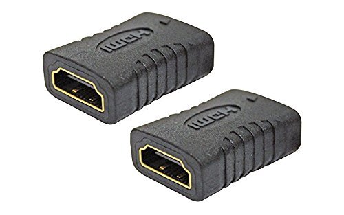 iMBAPrice HDMI Coupler Female to Female Adapter, 2 Pack | HDMI Extension Connector, 4K UHD, 3D, For TVs, Streaming Devices, Gaming Consoles, Projectors & Monitors