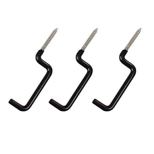 Archery Bow Hook Real Tree Stand Bow Hangers Bow Gear Holder Outdoor Hunting Accessory Black(10 Pcs/Pack #TOP5