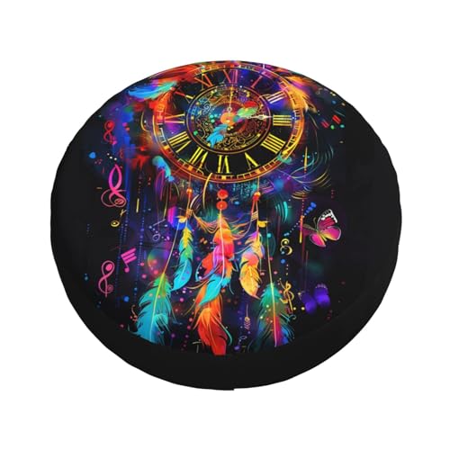 Image of Dream Catcher Spare Tire Cover Native American Weatherproof Universal Wheel Protectors Wheel Covers for Rv Camper Travel Trailer SUV Truck 14 Inch