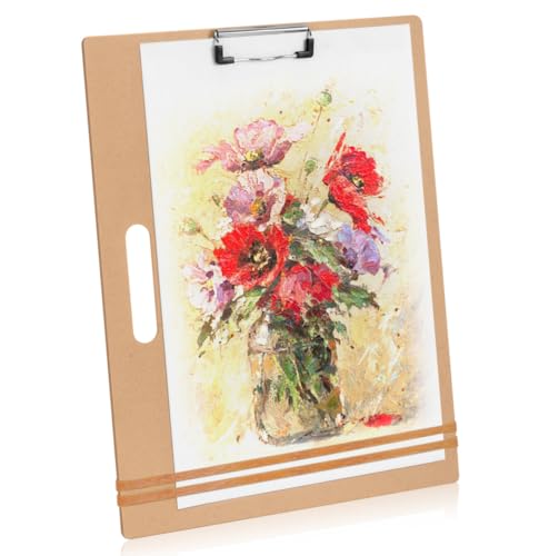 13" x 17" Artist Sketch Board with Handle - Portable Clipboard for Painting and Drawing, Art Supplies for Adults by TX Liteart