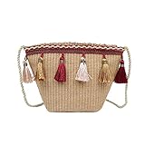 ✔Gutes Design: Mode rund Design macht Sie einzigartig und Mode; Sein zierliches und einzigartiges Design wird mit Sicherheit viel Aufmerksamkeit erregen. Perfekt für alle Gelegenheiten wie Strand, Party, Shopping, Wandern, Camping, Dating oder einfach als Alltagstasche.