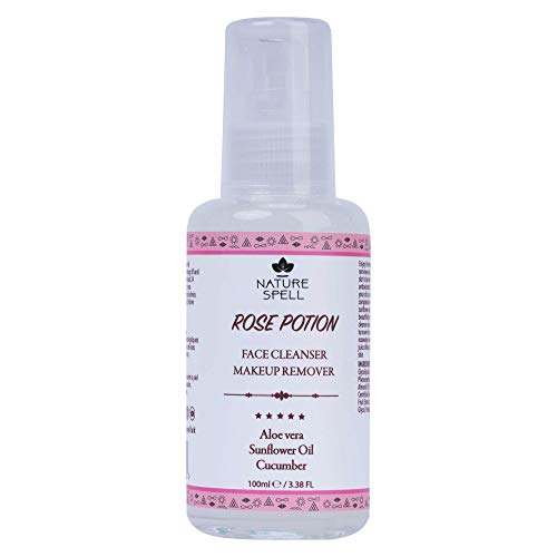 Nature Spell Espuma facial de Aloe Vera 100 ml - 2 In 1 Limpiador y desmaquillante - Hidratación facial para todas las pieles Cover