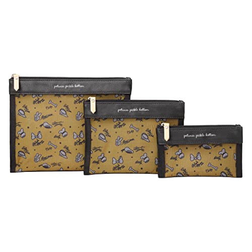 Image of Petunia Pickle Bottom Organizer Trio, Zip-Close Pouches, 3 Convenient Sizes, Disney Mickey & Friends Good Times Collection