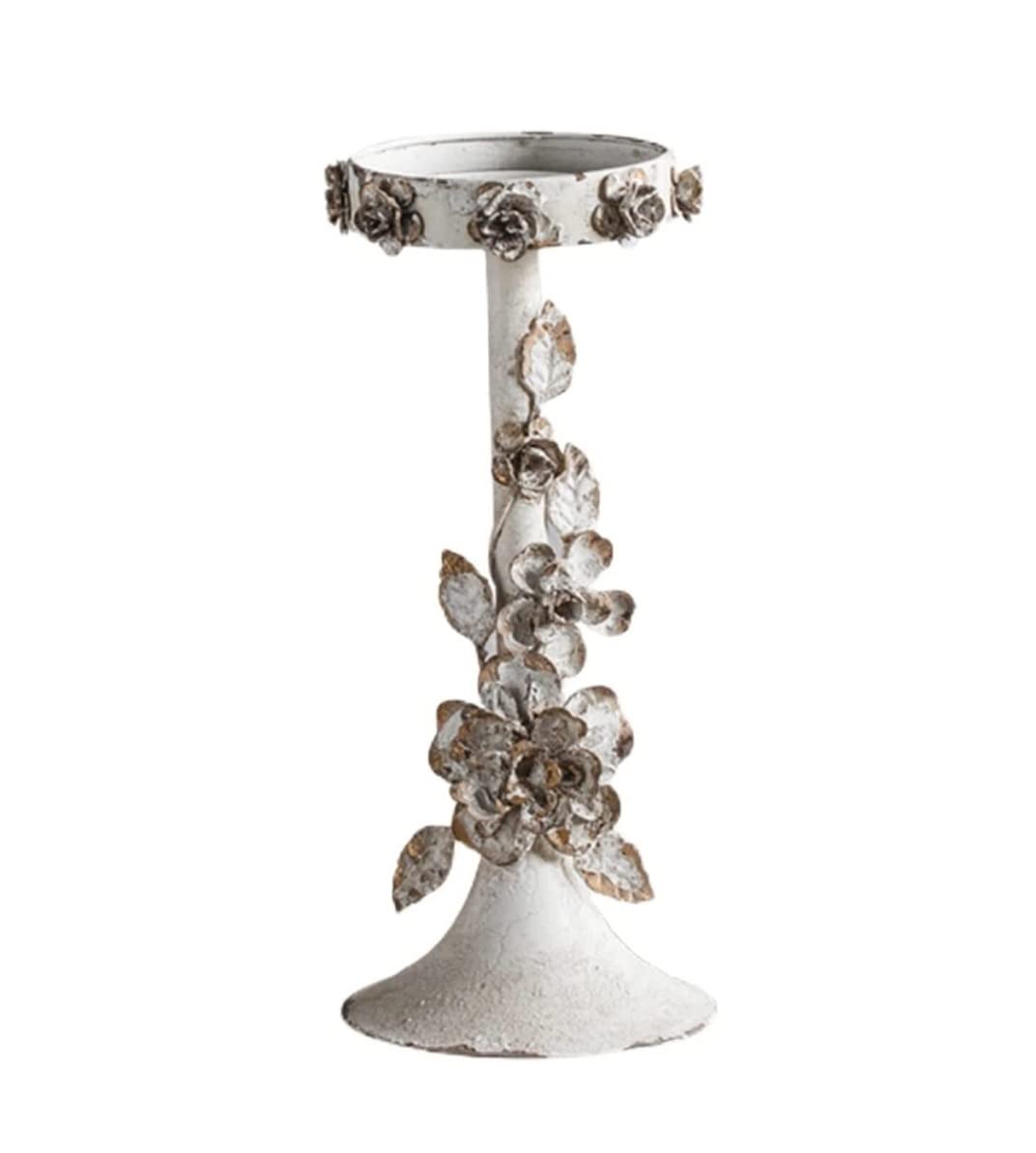 Candle Holder Candle Stand Wrought Iron Holder Vintage Candlestick For Taper Candles Incense Home Decoration Display Decorative