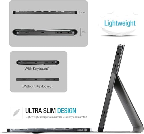 Image of ProElite Keyboard Case for OnePlus Pad 3 13.2 inch 2025 Cover, Magnetic Detachable Wireless Bluetooth Keyboard for OnePlus Pad 3 13.2 inch 2025, Dark Blue