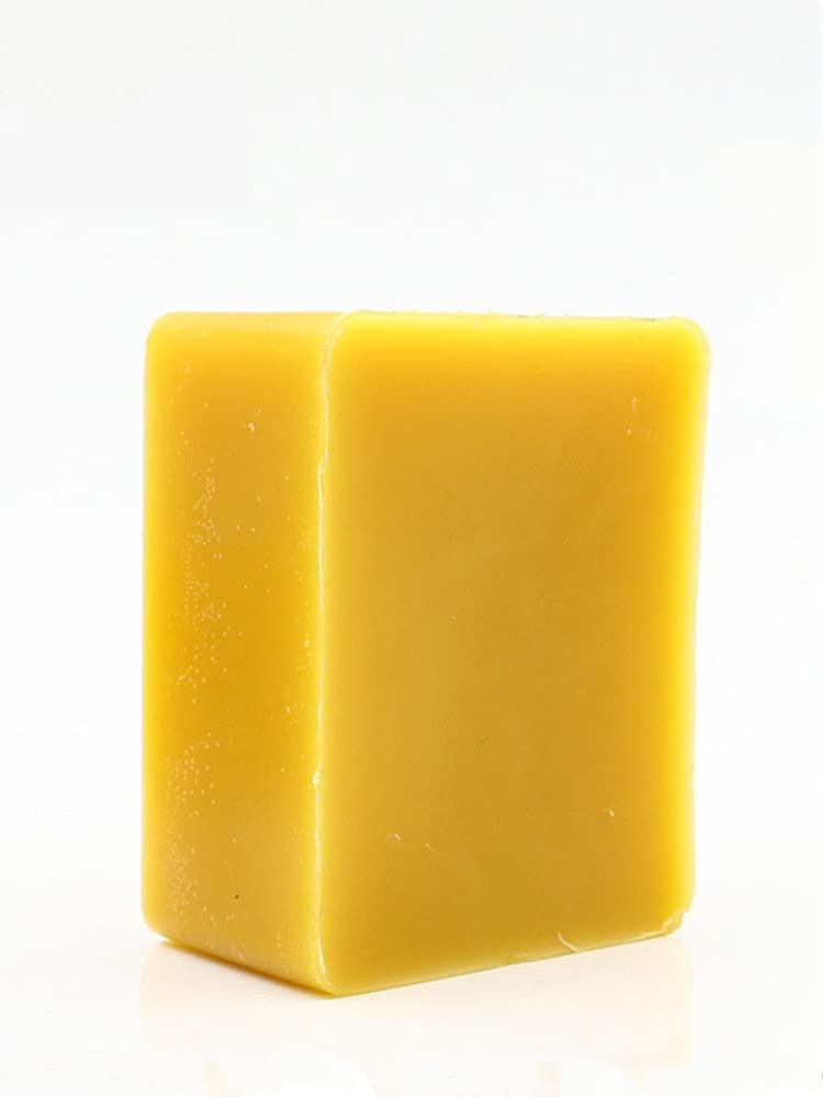 2pc Yellow Beeswax For Polishing Leather Working Thread Waxing Maintenance Protect Leather Craft Needlework Accessory - (Color: 2pcs)