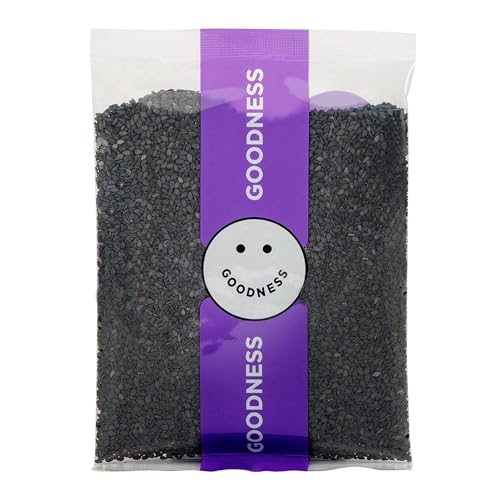 Black Sesame Seeds Goodness UAE 100g | Premium Quality | Rich in Calcium Iron & Fiber | Ideal for Cooking Baking Tahini & Garnishing | Natural Unpolished Vegan Superfood