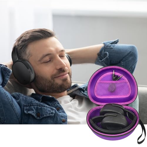 Image of Headphone Case for Skullcandy Crusher /Hesh /Evo, for JLab JBuds Lux ANC | for TOZO HT3 /HT2 Wireless Over-Ear Bluetooth Earphones, Travel Carrying, Daily Commute /Gym /Outdoor Use, Hard Box Only