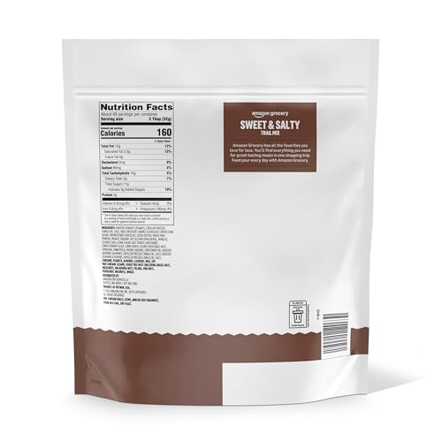 Image of Amazon Grocery, Sweet & Salty Trail Mix, 48 Oz